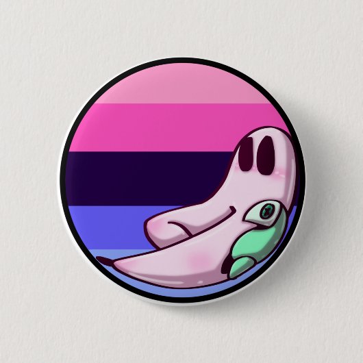Omnisexual Freshno Night Crawler Pride Button (Vorderseite)