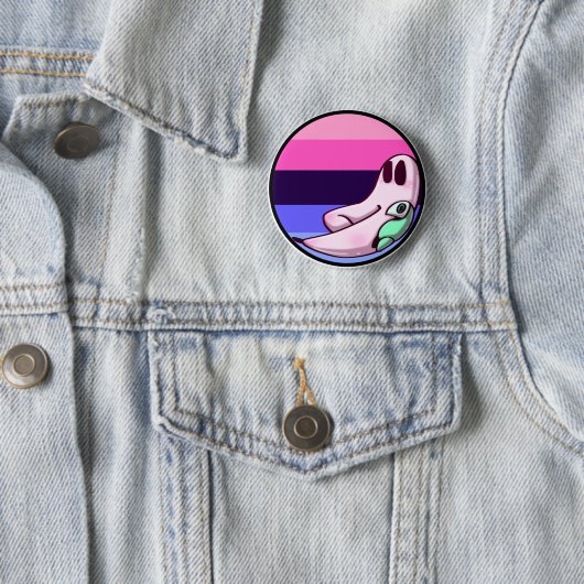 Omnisexual Freshno Night Crawler Pride Button (Beispiel)