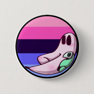 Omnisexual Freshno Night Crawler Pride Pin Button