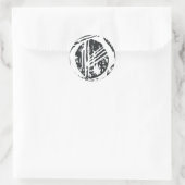 Omnitariumaufkleber Runder Aufkleber (Tasche)