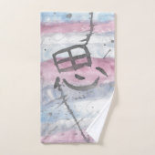 Omo (Gedanken) Kanji Badhandtuch Set (Handtuch)