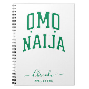 Omo-Naija — Personalisiertes Notizbuch Notizblock
