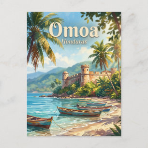 Omoa Honduras Postkarte