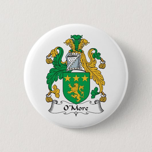 O'More Familienwappen Button (Vorderseite)