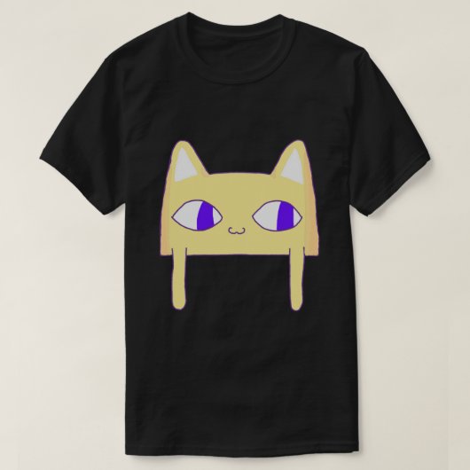 Omori Cat Sticker.png T-Shirt (Design vorne)