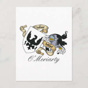 O'Moriarty Familienwappen Postkarte