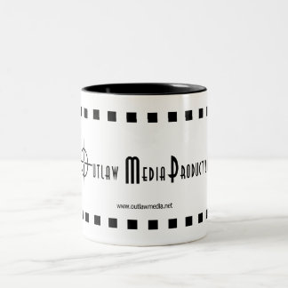 OMP schwarzes Logo Zweifarbige Tasse