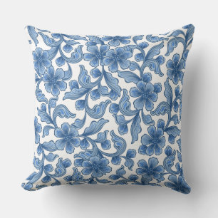 Omphalodes Blue & Skydiver Blue Wedding Keepake T Kissen