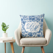 Omphalodes Blue & Skydiver Blue Wedding Keepsake Kissen (Stuhl )