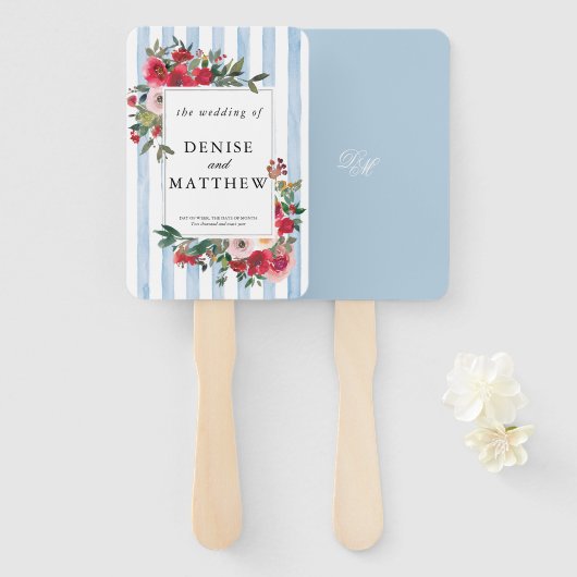 Omphalodes Blue Wedding Fächer (Vorne und Hinten)