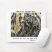 OMRC Screening Owl Mouse Pad Mousepad (Mit Mouse)
