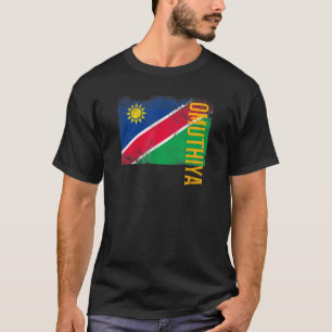 Omuthiya Namibia Flag Namibia Männer Frauen Kinder T-Shirt