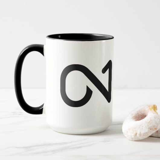 ON1 Tasse für das Schwarze Logo (Mit Donut)