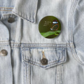 "On a Clear Day" Glasflügel-Butterfly-Design Button (Beispiel)