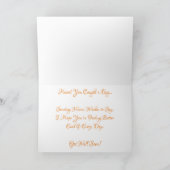 "On a Marigold" Karte (Innenseite)