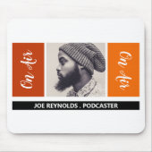 On Air - Podcaster-Foto - Retro-Podcast Mousepad (Vorne)