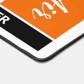 On Air - Podcaster-Foto - Retro-Podcast Schreibtischunterlage (Ecke)