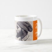 On Air - Podcaster-Foto - Retro-Podcast-Werbung Kaffeetasse (VorderseiteRechts)