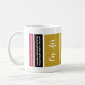 On Air - Podcaster-Foto - Retro-Podcast-Werbung Kaffeetasse (Links)