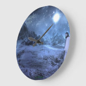 On Another Planet Große Wanduhr (Winkel)