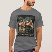 On Back Betsy Ross Flag 250 Years of Liberty 250th T-Shirt (Vorderseite)