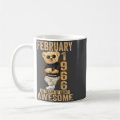(on Back) February 1966 60th Birthday 60 Years Ted Kaffeetasse (Links)
