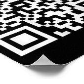 (on Back) Funny Qr Do I Look Like I Give A Fck Cod Poster (Ecke)