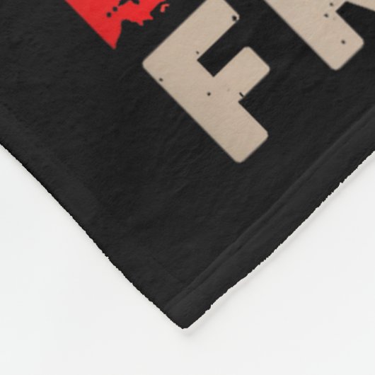 On-back God Family Country Dom Patriotic Christian Fleecedecke (Ecke)