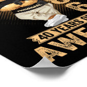 (on Back) January 40th Birthday Men Women 1986 Ted Poster (Ecke)