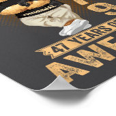 (on Back) January 47th Birthday Men Women 1979 Ted Poster (Ecke)