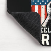 On-back Stand For Flag Kneel Cross Patriotic Chris Mousepad (Ecke)