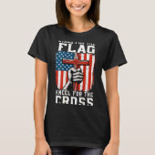 On-back Stand For Flag Kneel Cross Patriotic Chris T-Shirt (Vorderseite)