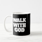 On Back Walk With Jesus God Christian Men Women Sa Kaffeetasse (Links)