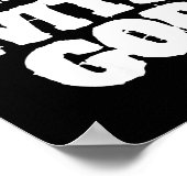 On Back Walk With Jesus God Christian Men Women Sa Poster (Ecke)