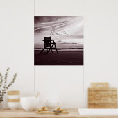 On Beach Time Poster (Küche)
