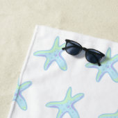 On Beach Time Starfish Strandtuch (Beispiel)