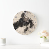 On - Bronco Busting Champ Große Wanduhr (Zuhause)