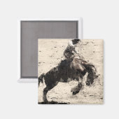 On - Bronco Busting Champ Magnet (Vorderseite/Rückseite)