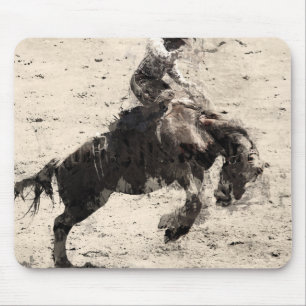On - Bronco Busting Champ Mousepad