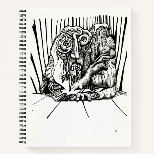 On Edge, by Brian Benson Notizblock (Vorderseite)