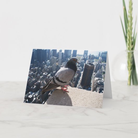 On Edge Greeting Card Karte (Vorderseite)