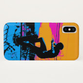 On Edge - Skateboarder Case-Mate iPhone Hülle (Rückseite (Horizontal))