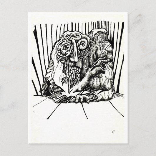 On Edge, von Brian Benson Postkarte (Vorderseite)