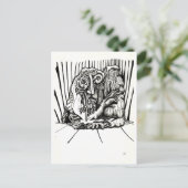 On Edge, von Brian Benson Postkarte (Stehend Vorderseite)