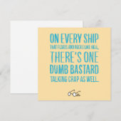 On Every Ship Feiertagskarte (Vorne/Hinten)