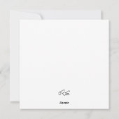 On Every Ship Feiertagskarte (Rückseite)