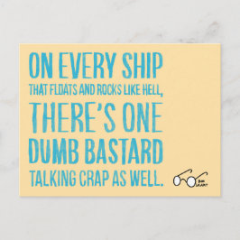 On Every Ship Feiertagspostkarte