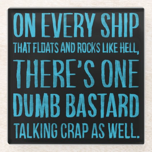 On Every Ship Glasuntersetzer (Vorderseite)