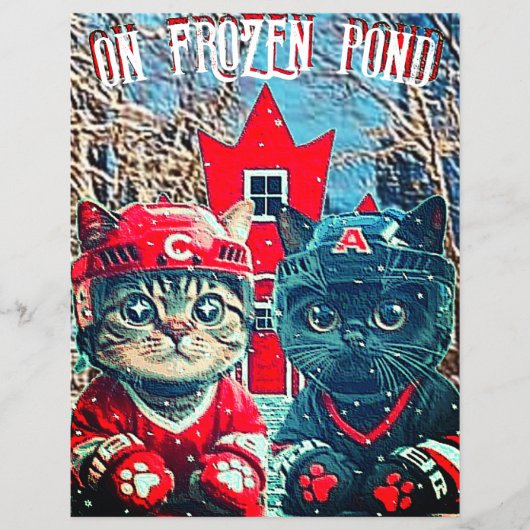 on frozen pond flyer front (Vorne)