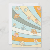 On In Sun Rainbow 1. Geburtstag Einladung (Rückseite)